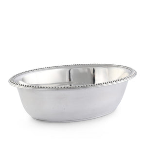 Arthur Court Serving Bowls Beaded Bread Basket