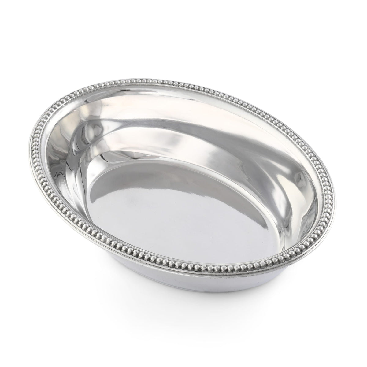 Arthur Court Serving Bowls Beaded Bread Basket