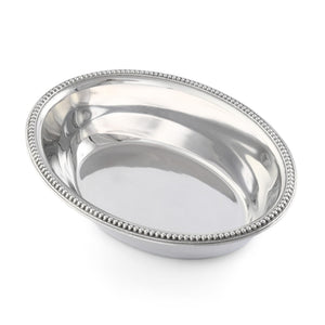 Arthur Court Serving Bowls Beaded Bread Basket