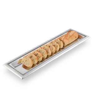 Arthur Court Trays Beaded Oblong Tray