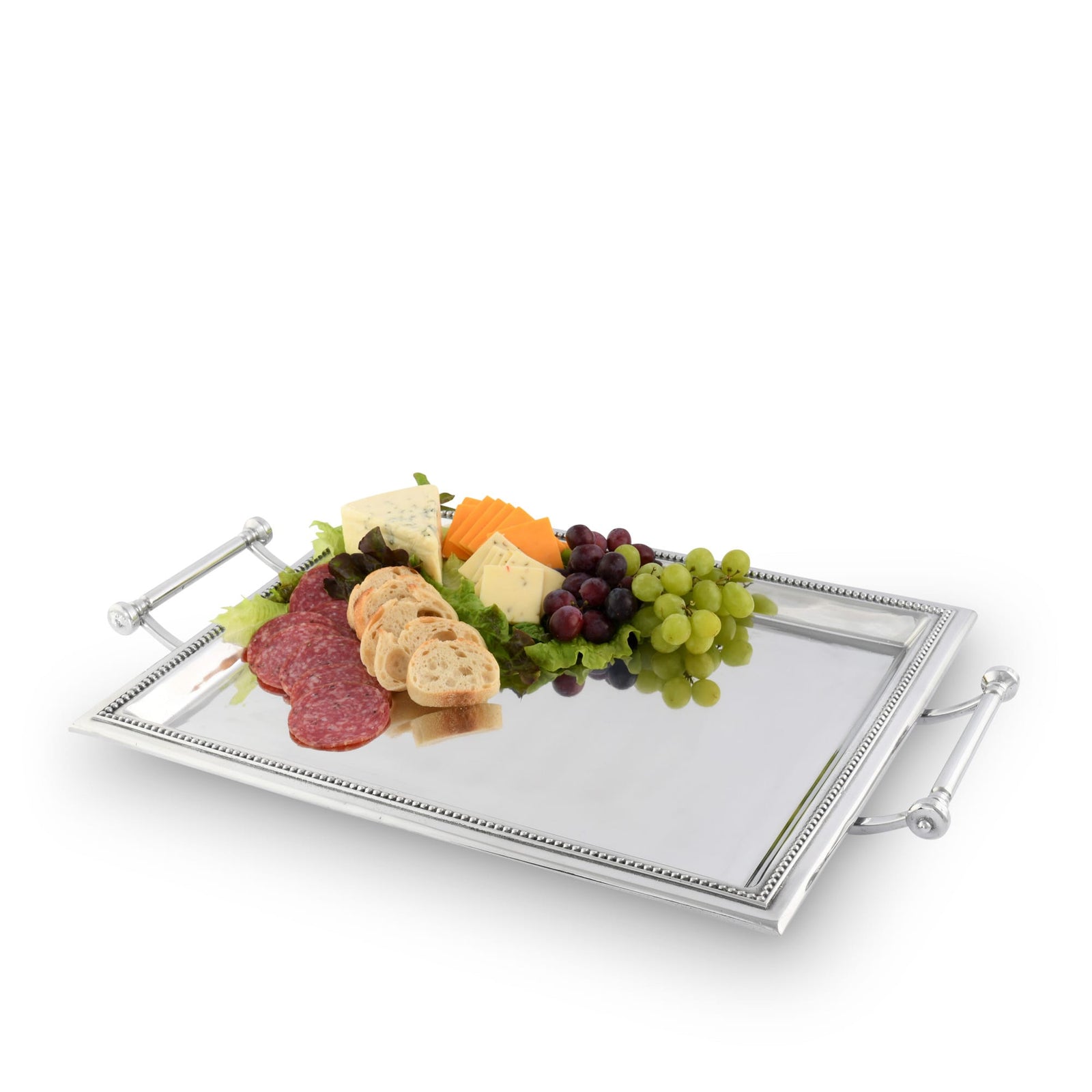 Arthur Court Trays Beaded Serving Tray