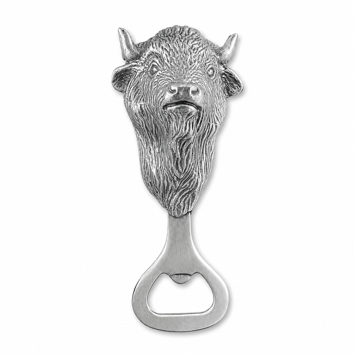 Arthur Court Western Frontier Buffalo Bottle Opener