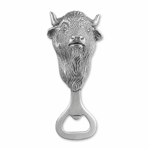 Arthur Court Western Frontier Buffalo Bottle Opener