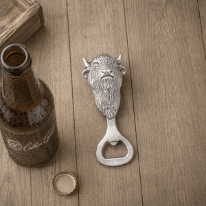Arthur Court Western Frontier Buffalo Bottle Opener