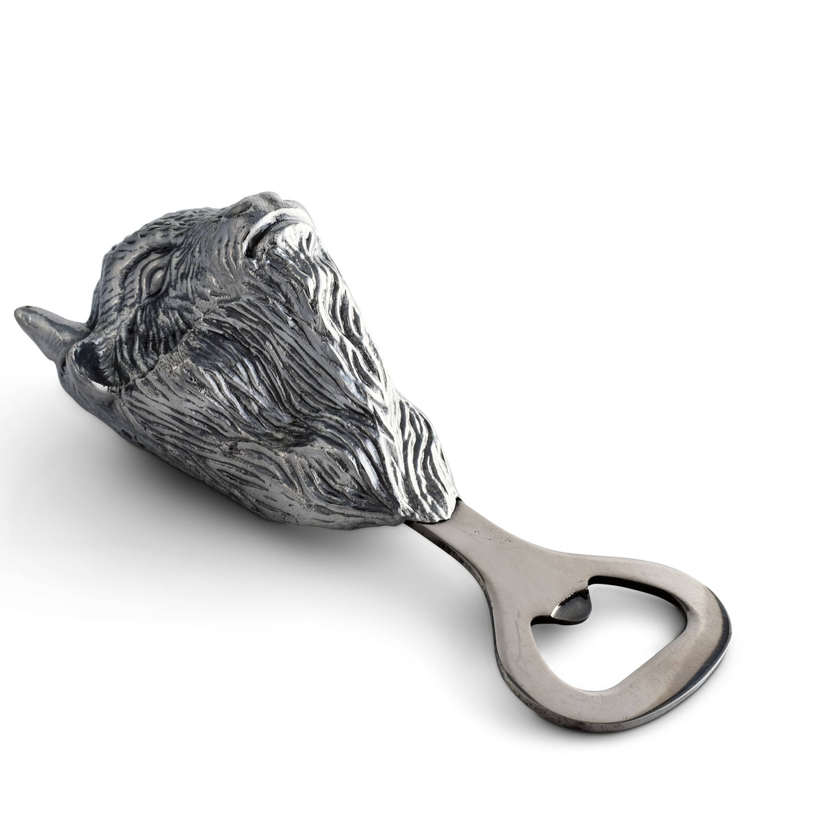 Arthur Court Western Frontier Buffalo Bottle Opener