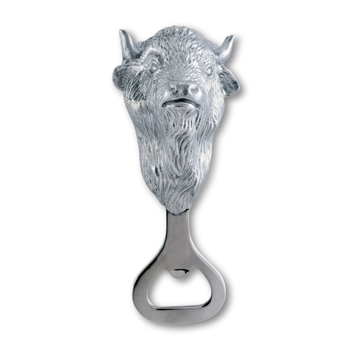 Arthur Court Western Frontier Buffalo Bottle Opener