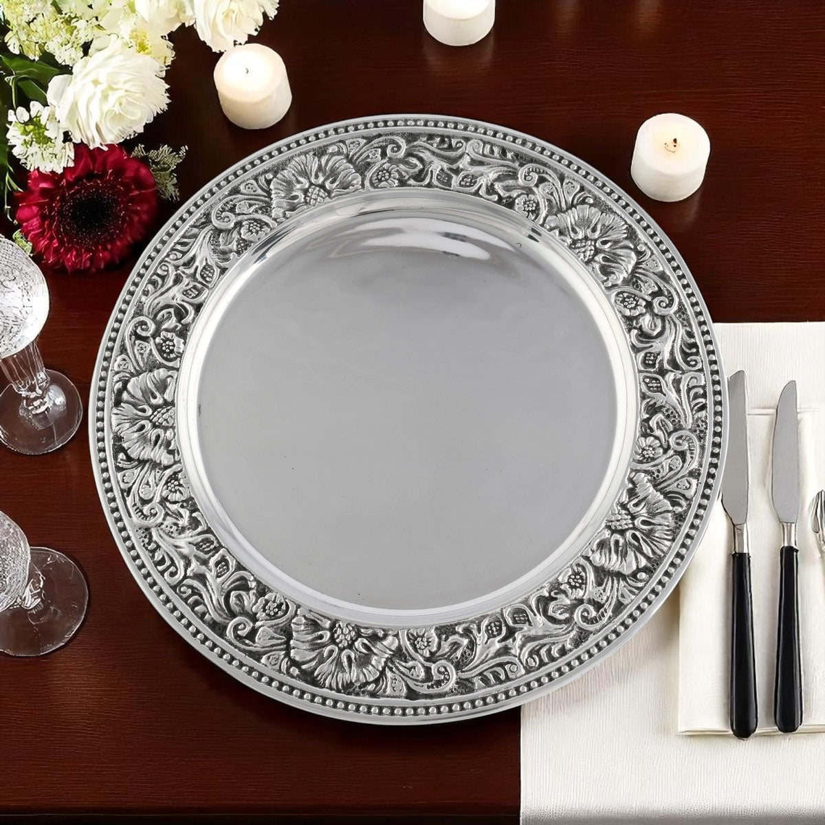 Arthur Court Western Frontier Charger / Overplate - Concho