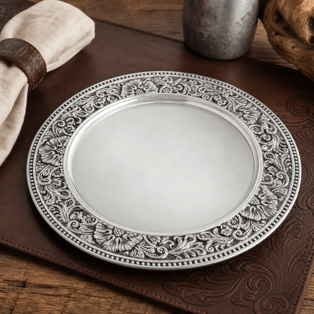 Arthur Court Western Frontier Charger / Overplate - Concho