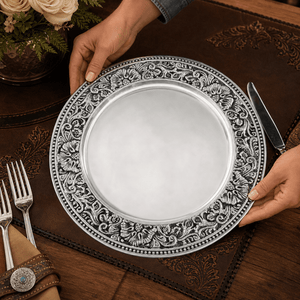 Arthur Court Western Frontier Charger / Overplate - Concho