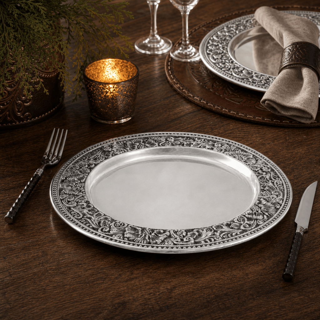 Arthur Court Western Frontier Charger / Overplate - Concho
