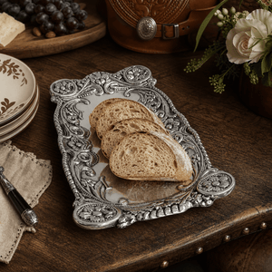 Arthur Court Western Frontier Concho Bread tray