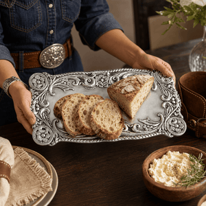 Arthur Court Western Frontier Concho Bread tray