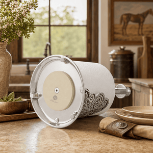 Arthur Court Western Frontier Concho Pattern Paper Towel Holder