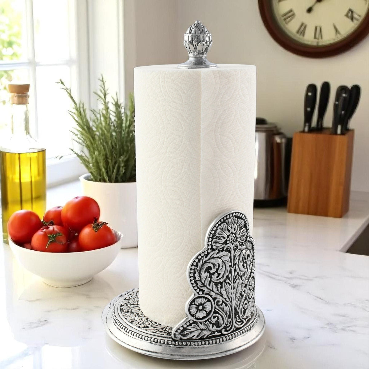 Arthur Court Western Frontier Concho Pattern Paper Towel Holder