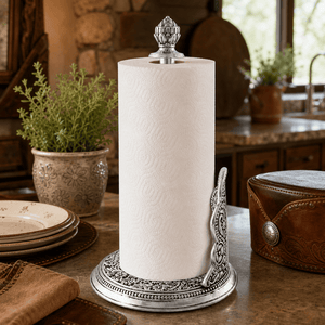 Arthur Court Western Frontier Concho Pattern Paper Towel Holder