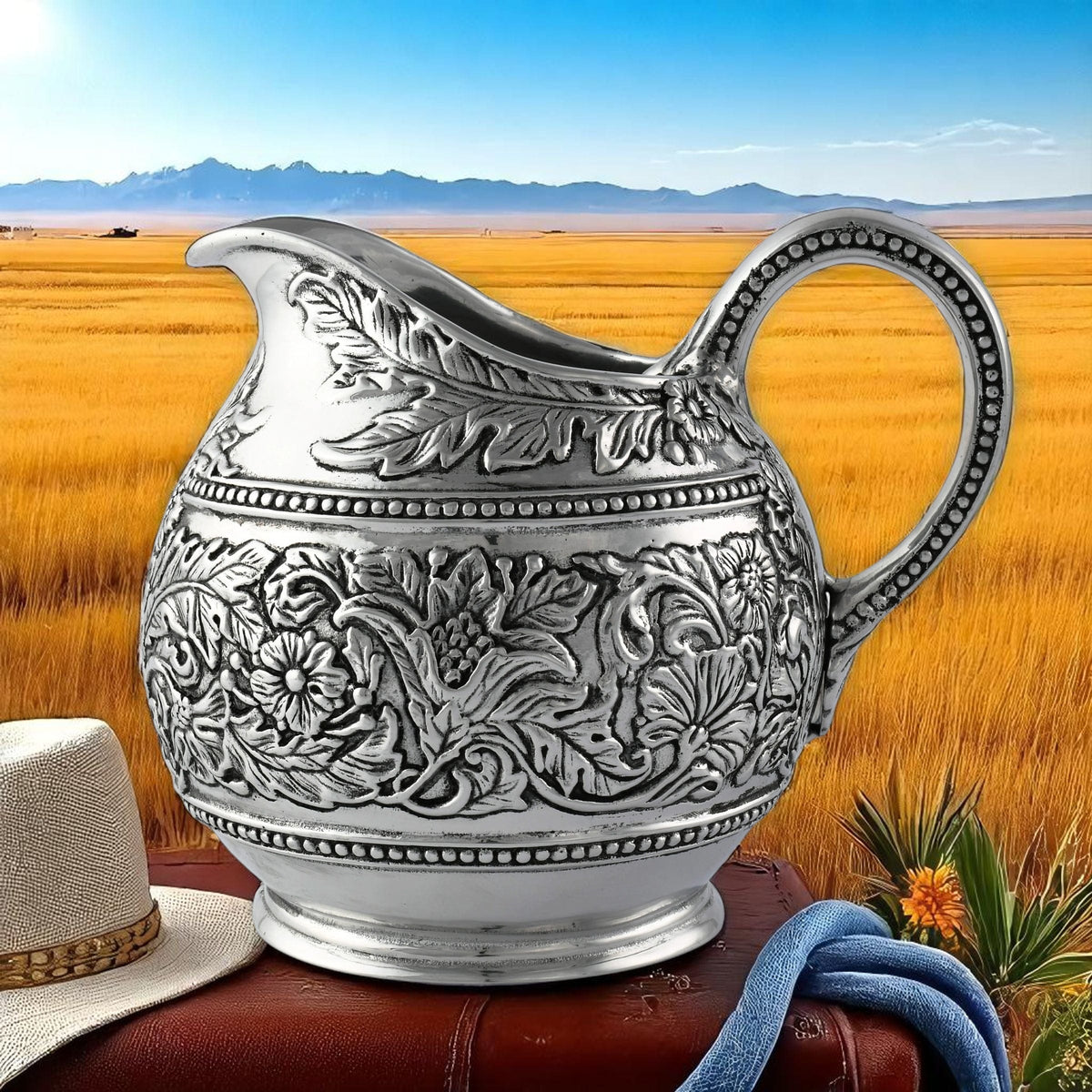 Arthur Court Western Frontier Concho Pattern Pitcher