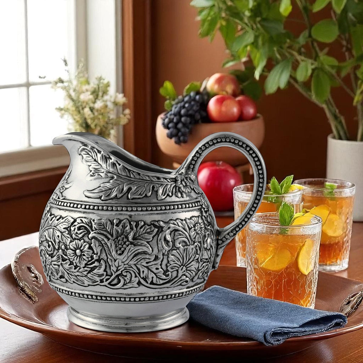 Arthur Court Western Frontier Concho Pattern Pitcher