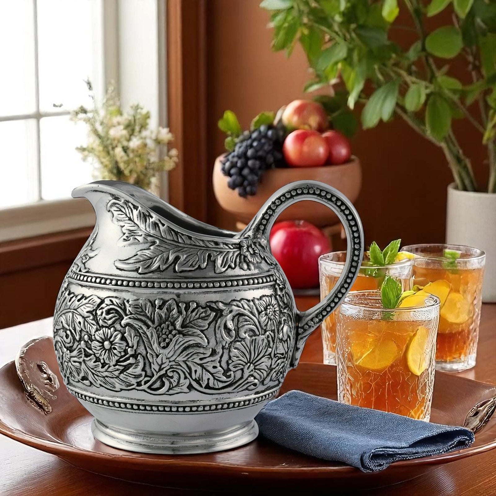 Arthur Court Western Frontier Concho Pattern Pitcher