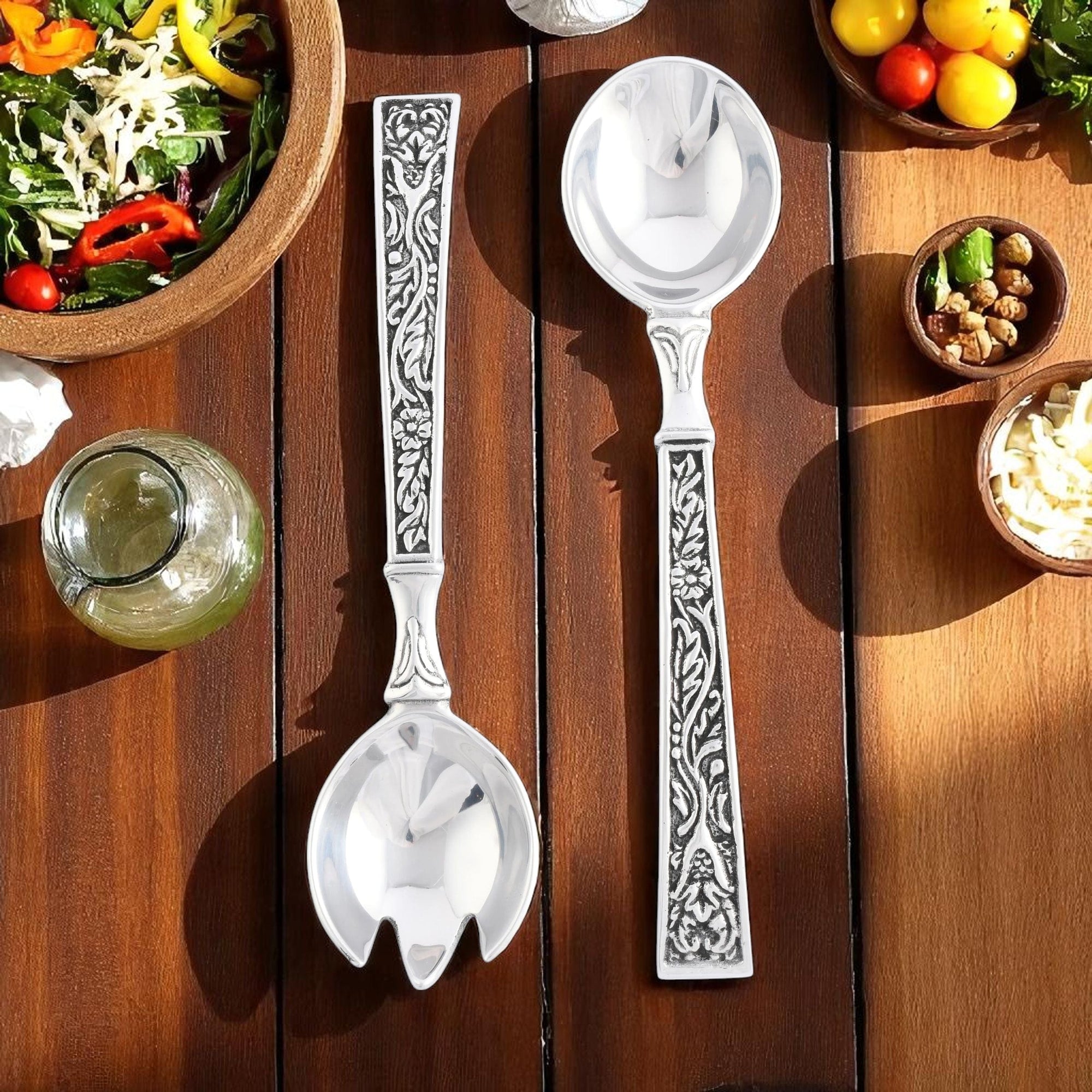 Arthur Court Western Frontier Concho Pattern Serving Set