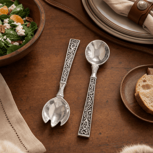 Arthur Court Western Frontier Concho Pattern Serving Set