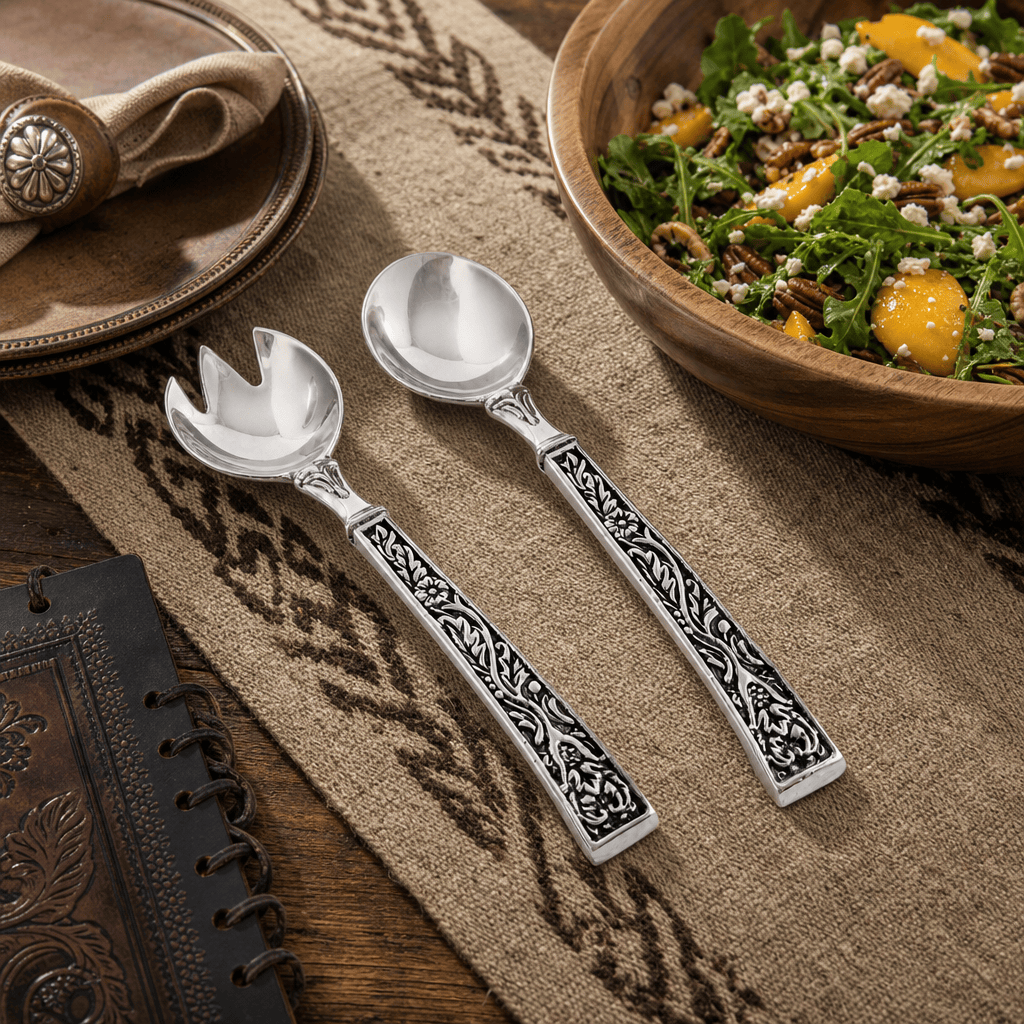Arthur Court Western Frontier Concho Pattern Serving Set