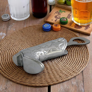 Arthur Court Western Frontier Cowboy Boot Bottle Opener