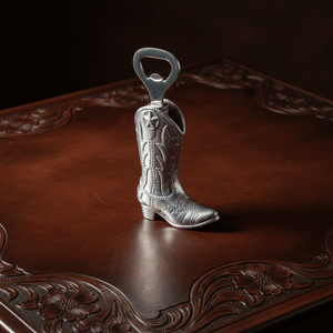 Arthur Court Western Frontier Cowboy Boot Bottle Opener
