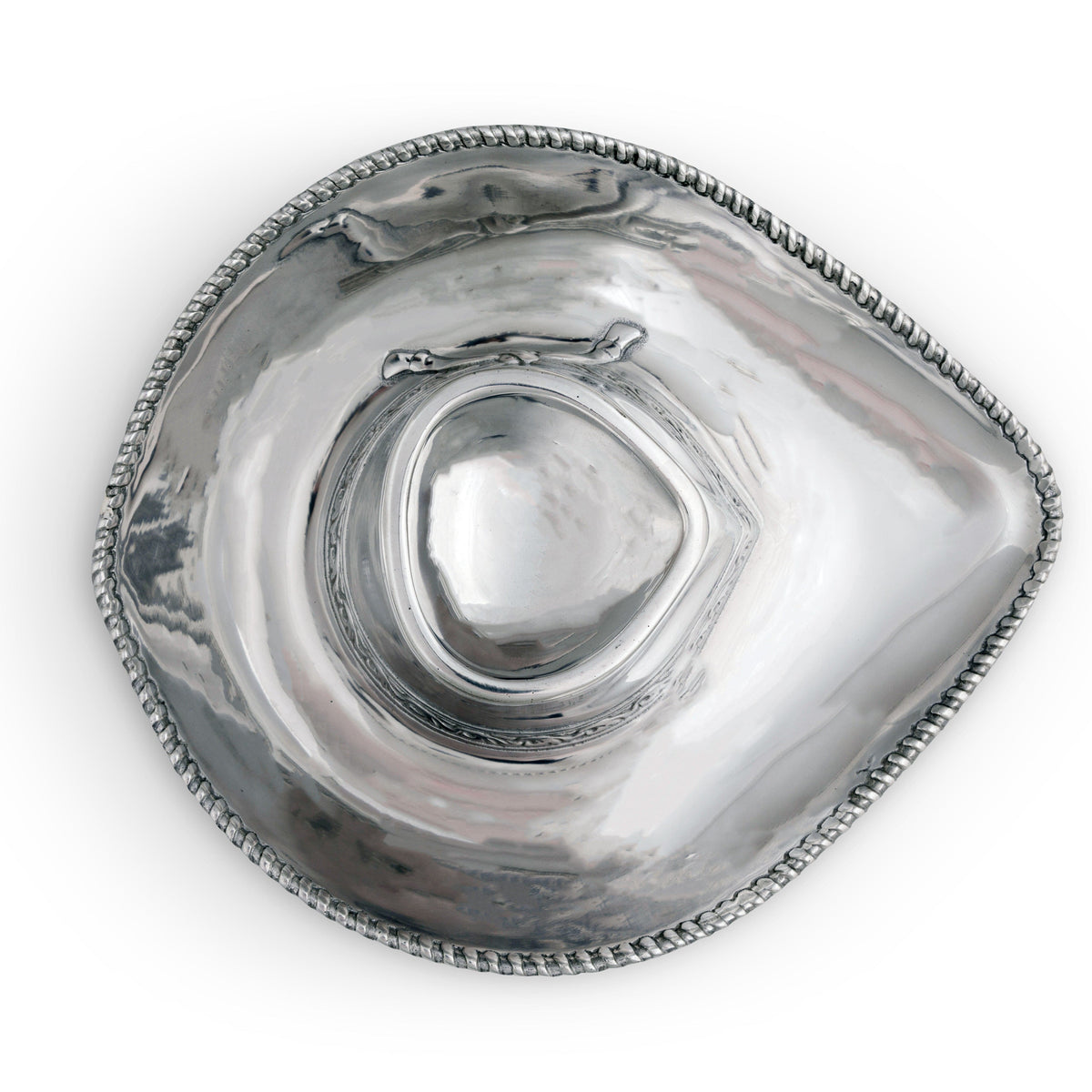 Arthur Court Western Frontier Cowboy Chip and Dip