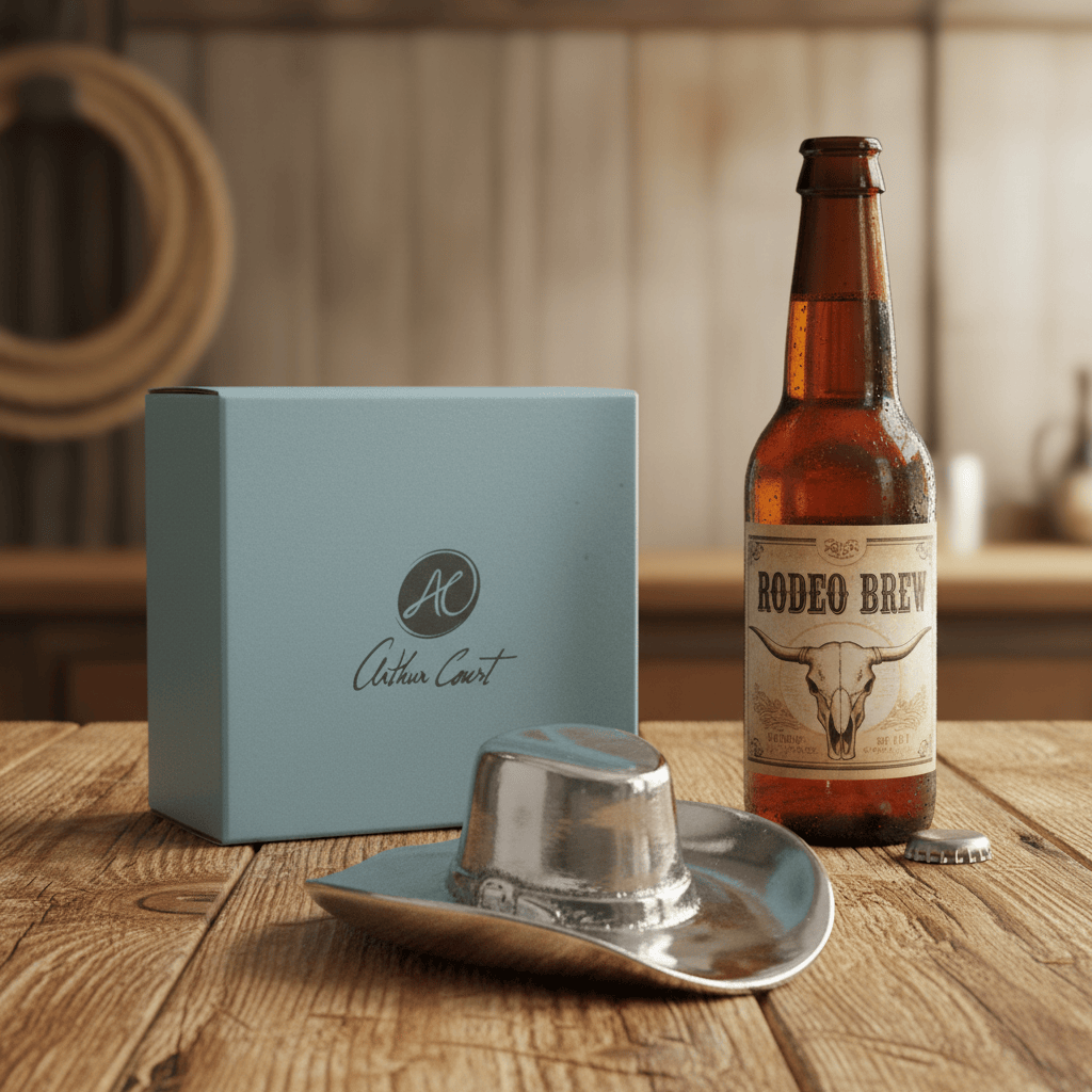 Arthur Court Western Frontier Cowboy Hat Bottle Opener