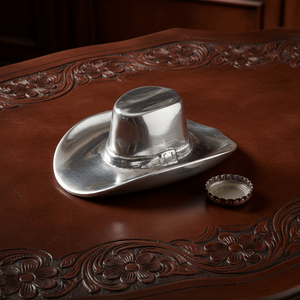 Arthur Court Western Frontier Cowboy Hat Bottle Opener