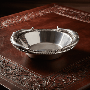 Arthur Court Western Frontier Longhorn 6 Bowl