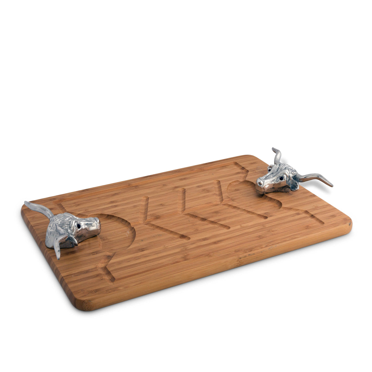 Arthur Court Western Frontier Longhorn Carving Board