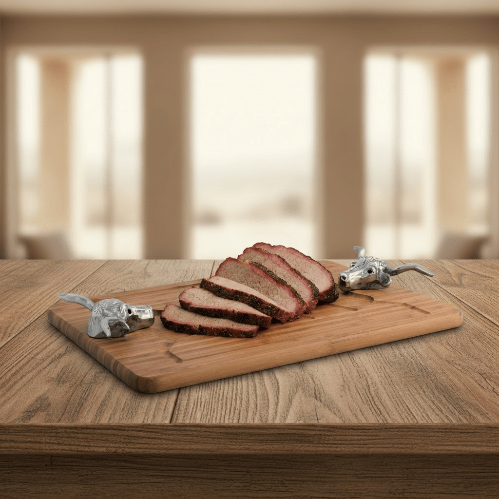 Arthur Court Western Frontier Longhorn Carving Board