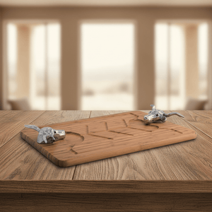 Arthur Court Western Frontier Longhorn Carving Board