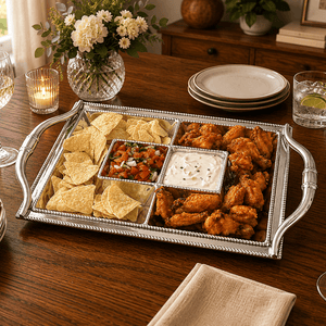Arthur Court Western Frontier Longhorn Entertainment Tray