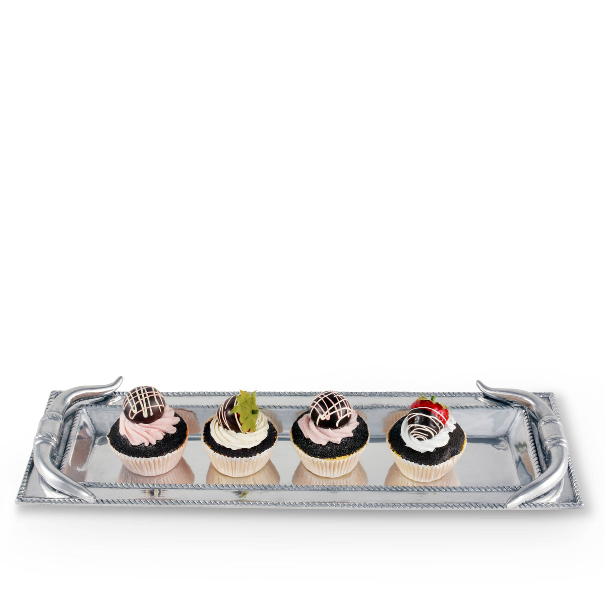 Arthur Court Western Frontier Longhorn Oblong Tray