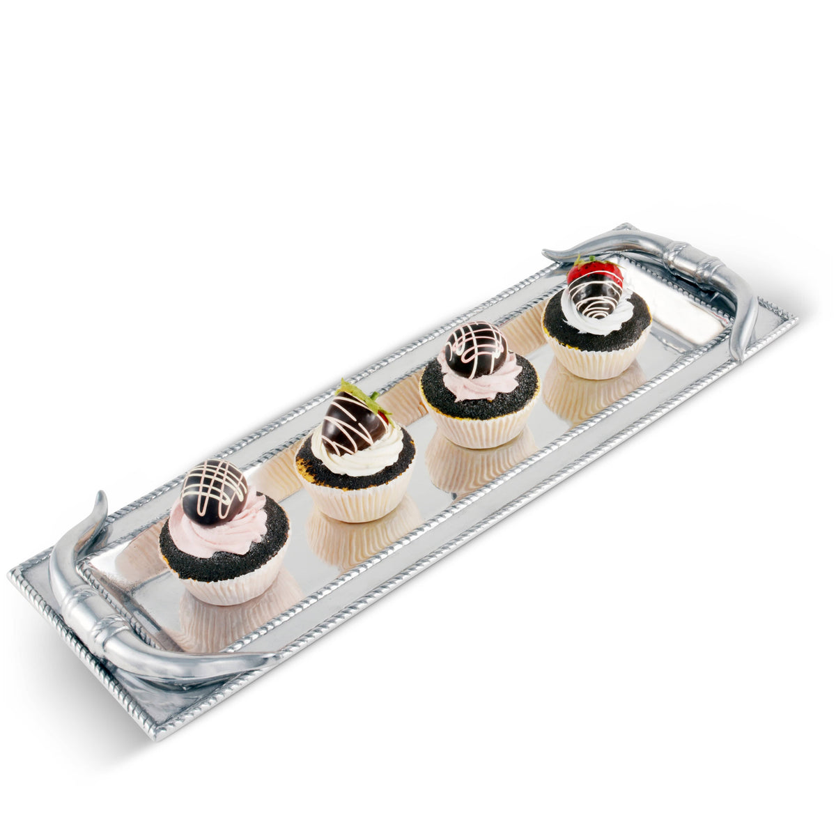 Arthur Court Western Frontier Longhorn Oblong Tray