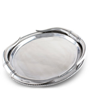 Arthur Court Western Frontier Longhorn Oval Platter