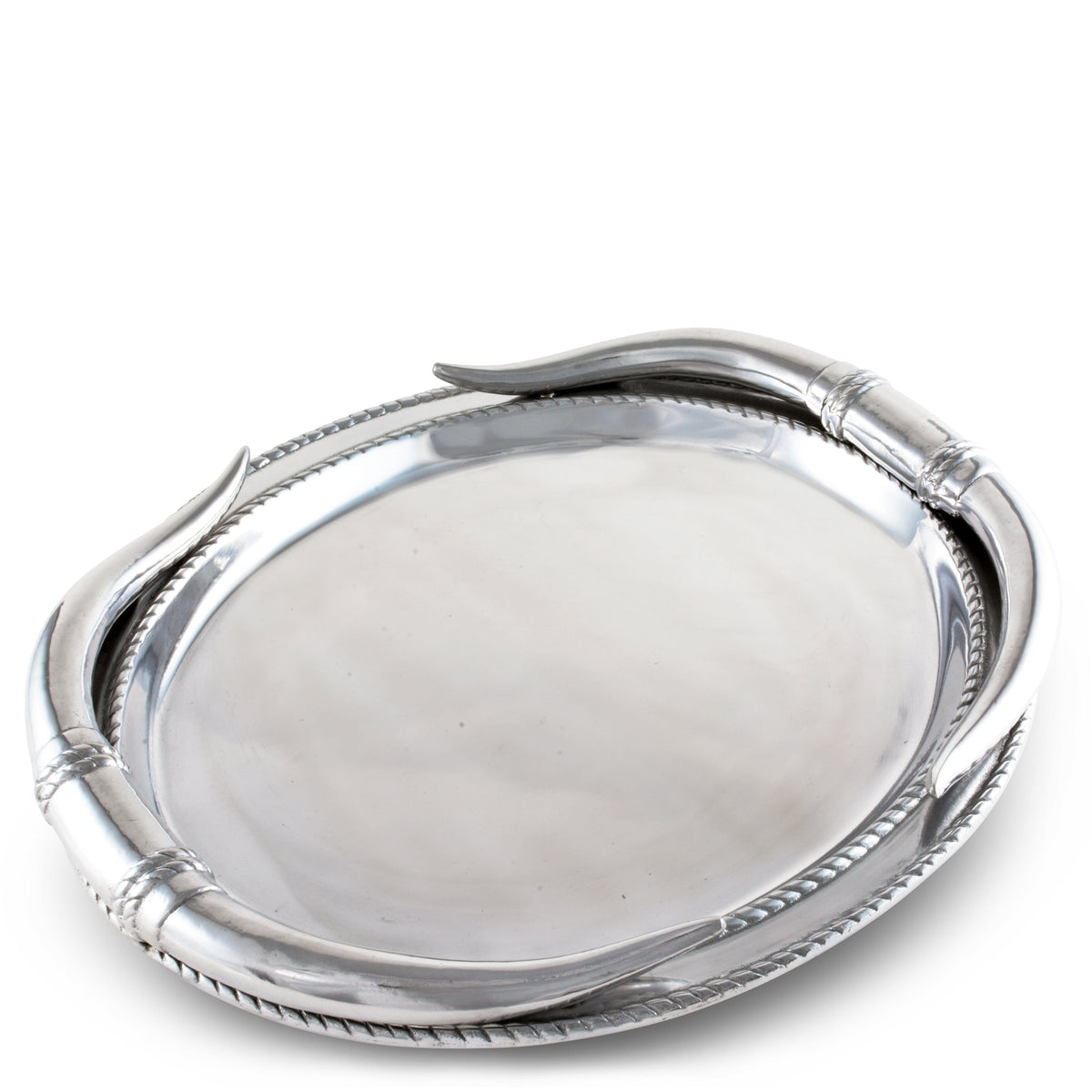 Arthur Court Western Frontier Longhorn Oval Platter