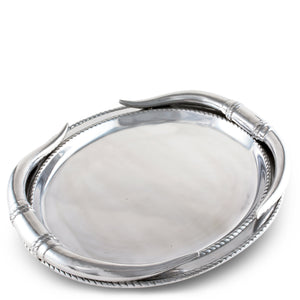Arthur Court Western Frontier Longhorn Oval Platter