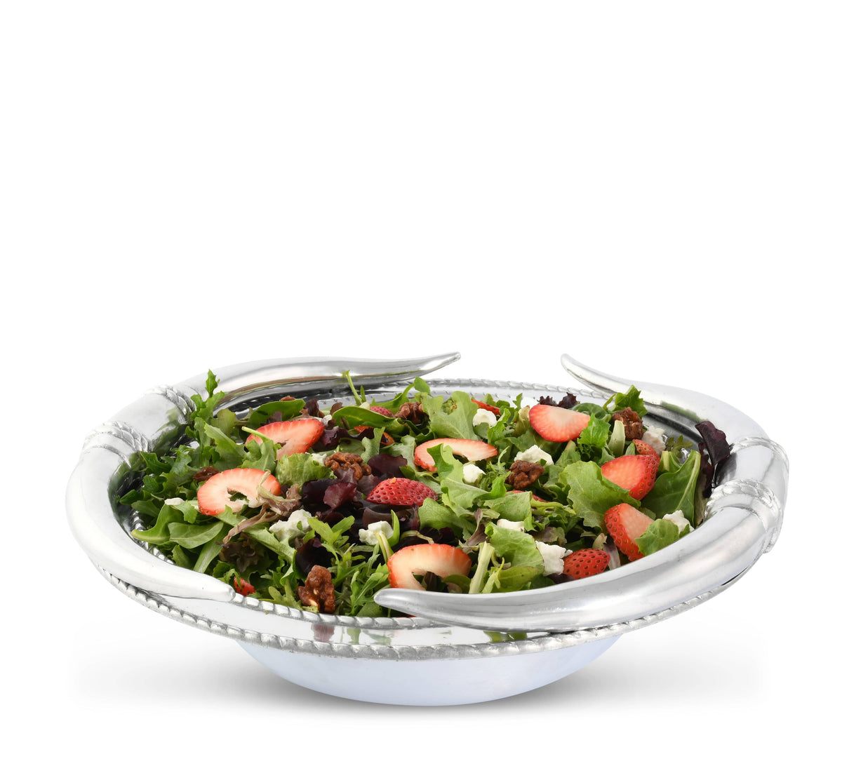 Arthur Court Western Frontier Longhorn Salad Bowl 12