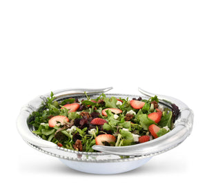 Arthur Court Western Frontier Longhorn Salad Bowl 12