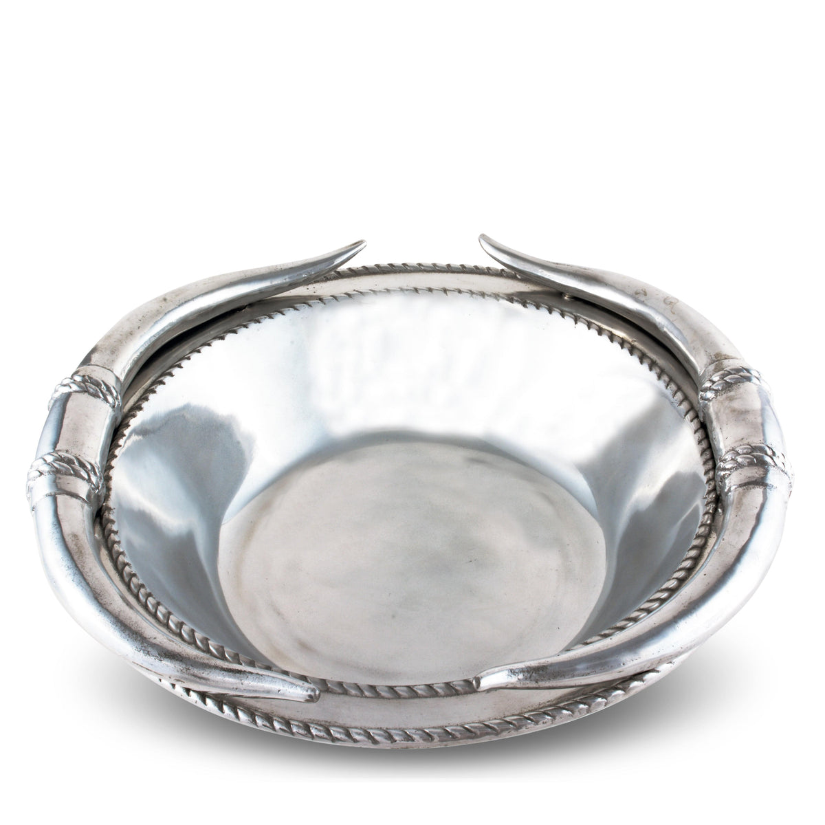 Arthur Court Western Frontier Longhorn Salad Bowl 12