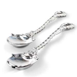 Arthur Court Western Frontier Longhorn Serving Set