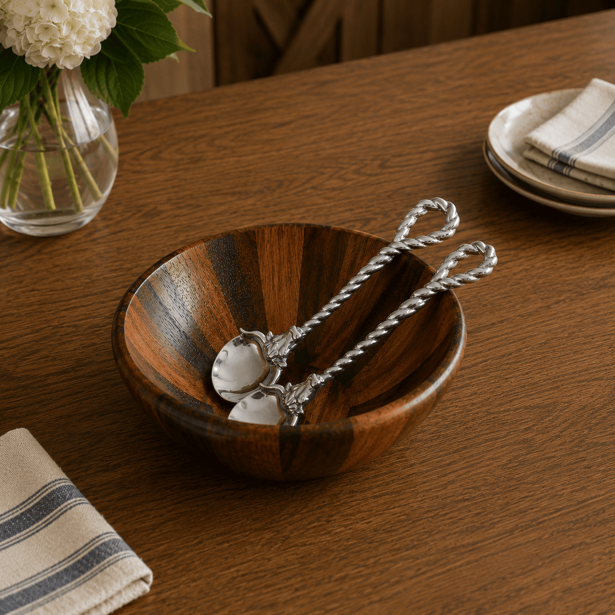 Arthur Court Western Frontier Longhorn Serving Set