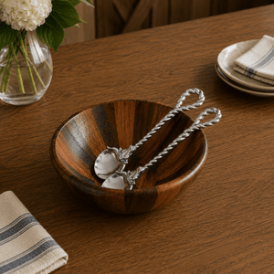 Arthur Court Western Frontier Longhorn Serving Set