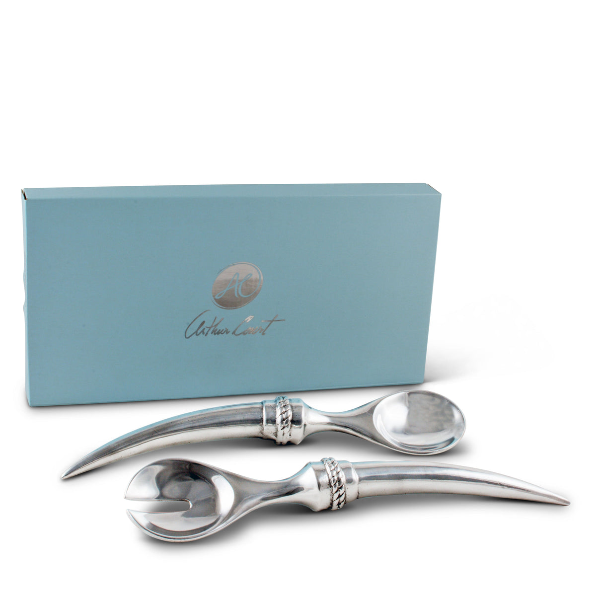 Arthur Court Western Frontier Longhorn Serving Set