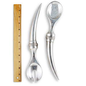 Arthur Court Western Frontier Longhorn Serving Set