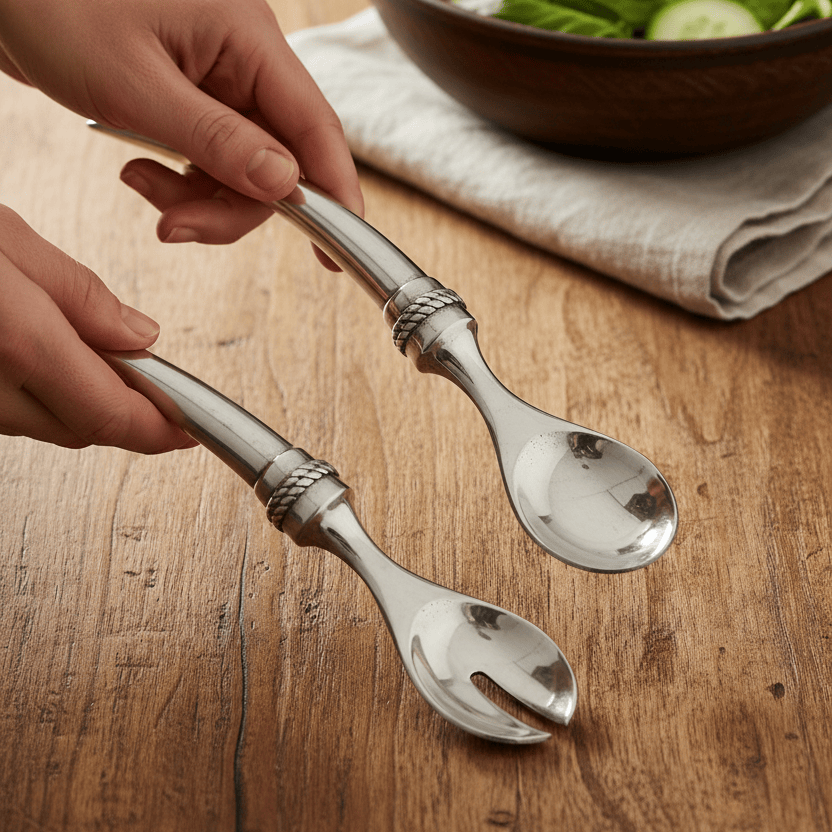 Arthur Court Western Frontier Longhorn Serving Set
