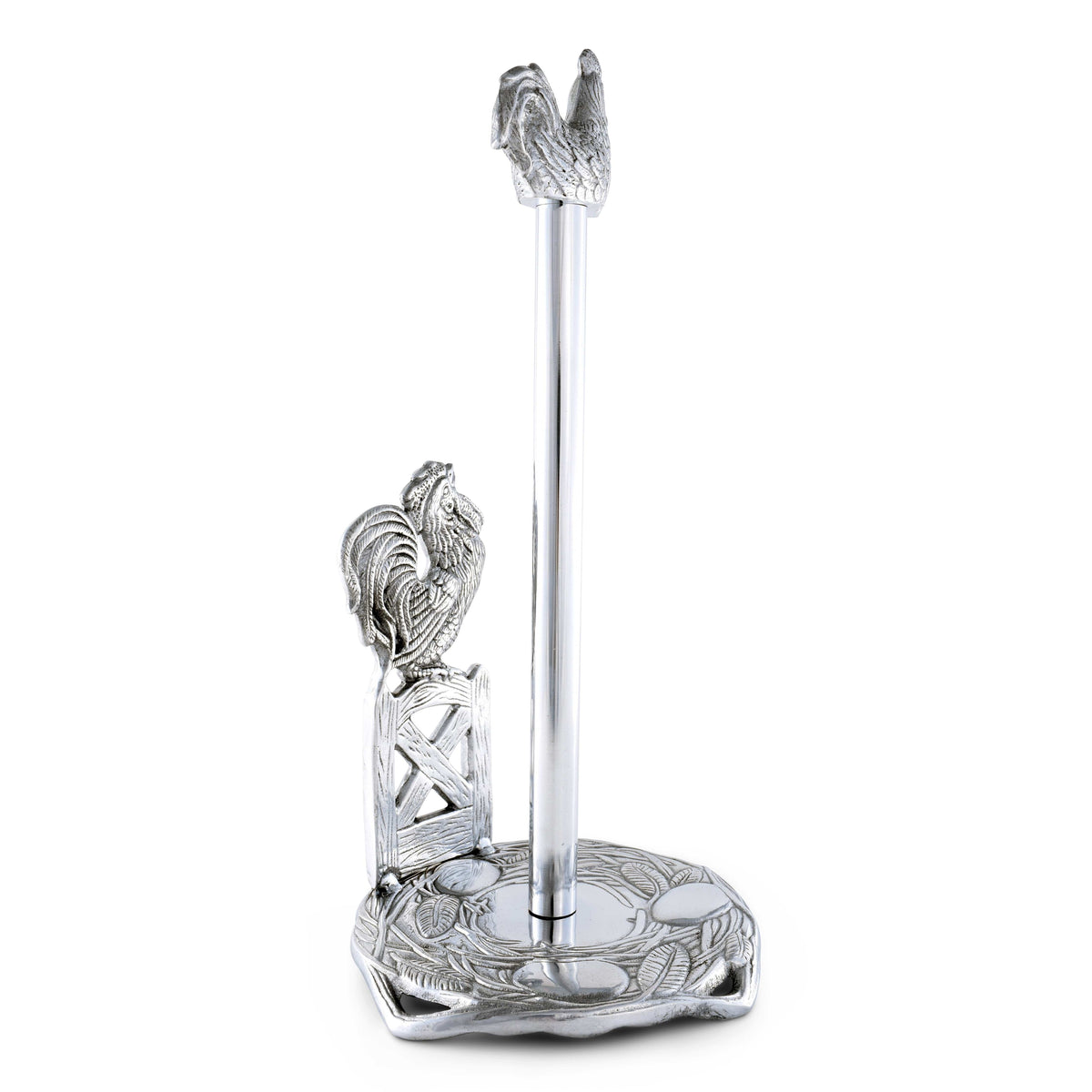 Arthur Court Western Frontier Rooster Paper Towel Holder